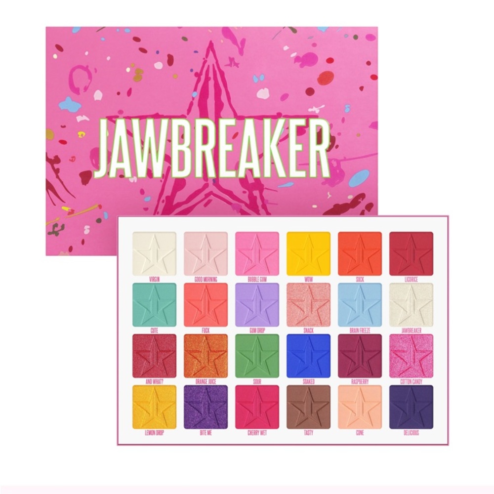 NEW JAWBREAKER PALETTE IS JS TAKE ON A RAINBOW COLOR STORY!